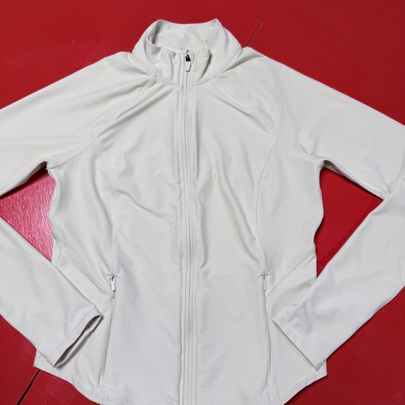 Old Navy Jackets & Blazers - OLD NAVY OFF WHITE BUTTER ACTIVE POWER SOFT JACKET TOP